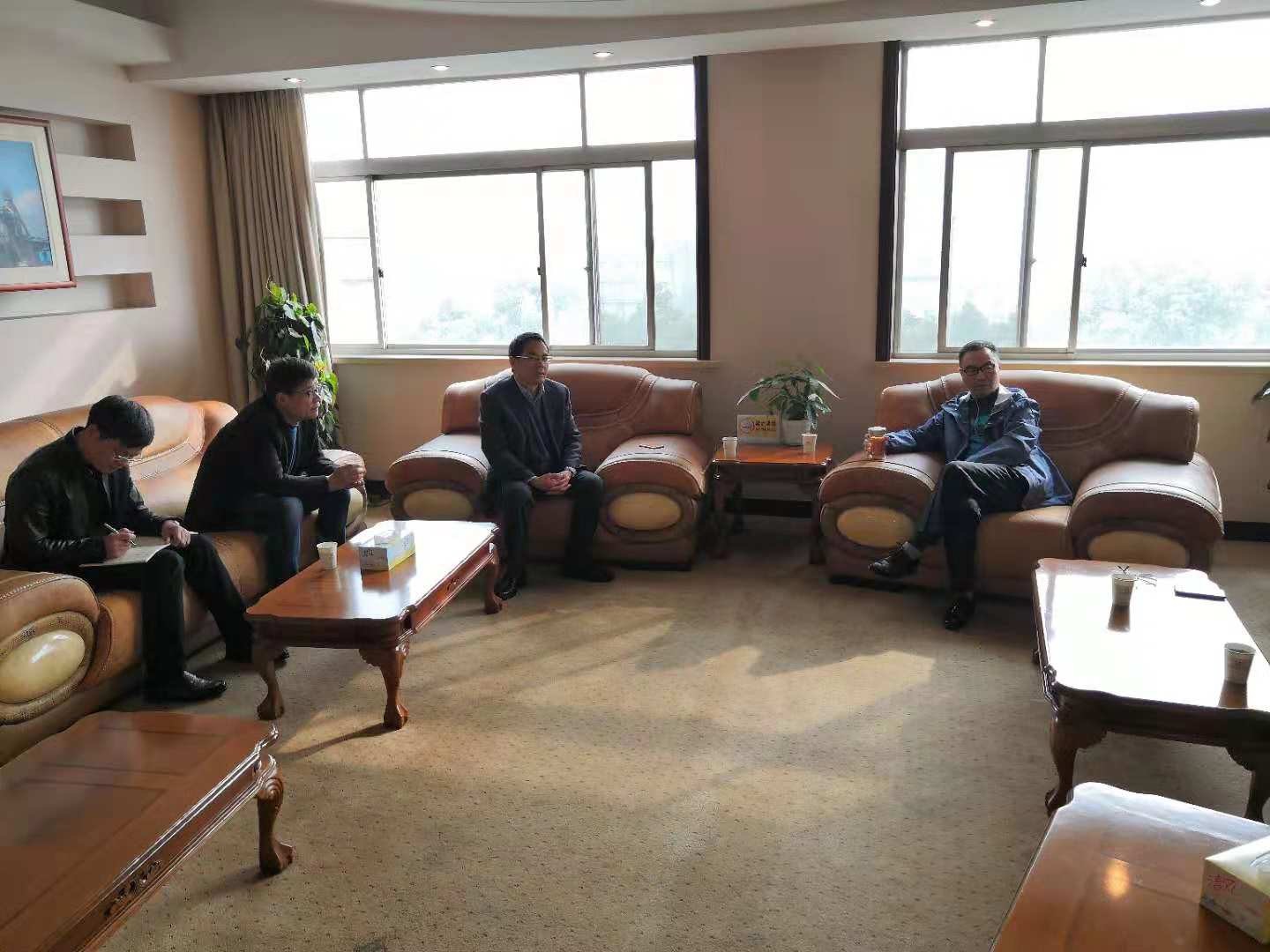 集團(tuán)公司副總經(jīng)理徐旭陽一行赴杭鋼集團(tuán)交流考察