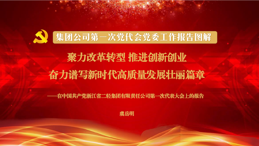 一圖讀懂集團(tuán)公司第一次黨代會(huì)黨委工作報(bào)告