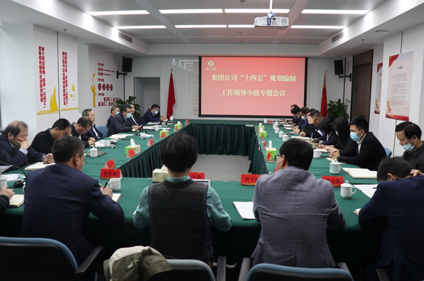 集團公司召開“十四五”規(guī)劃編制工作領(lǐng)導(dǎo)小組專題會議