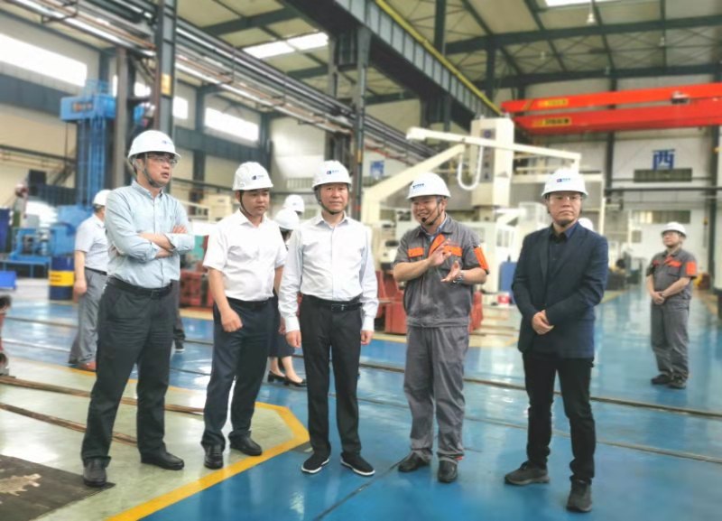 省國資委一級巡視員沈建平赴申達公司開展雙服務調研工作