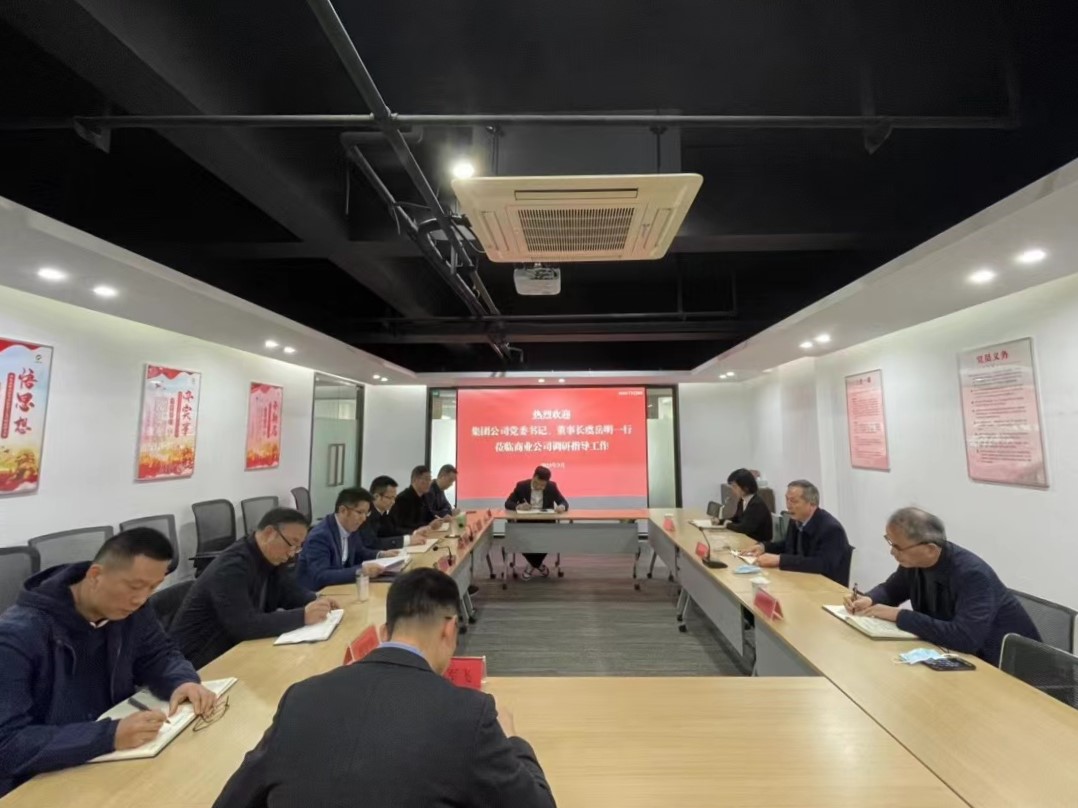虞岳明赴商業(yè)公司調(diào)研指導工作